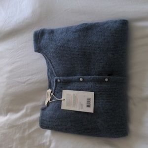 NWT Sezane Gaspard Jumper Vintage Blue